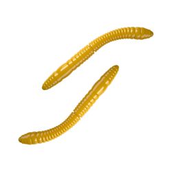 Приманка Libra Lures Fatty D Worm Tournament 55 (007 Yellow) (Сыр) (5,5см) 12 шт.