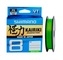 Леска плетёная Shimano Kairiki 8 PE 0.230мм 22.5кг 150м зеленая