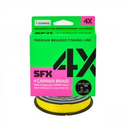 Леска плетёная Sufix SFX 4X 135м 0.235мм 13.6кг PE 2 желтая