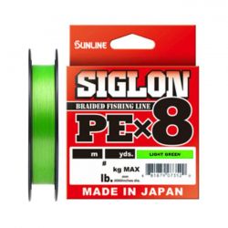 Шнур плетеный Sunline Siglon PE X8 150м #2.0 Light Green