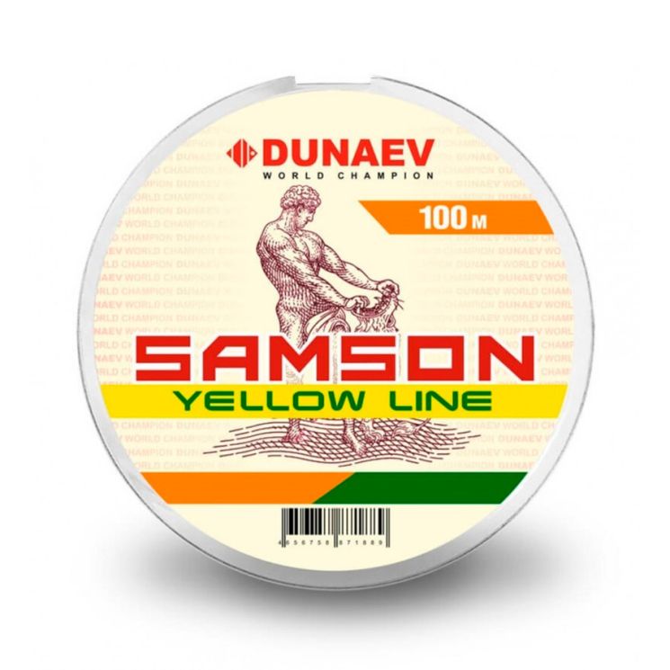 Леска Dunaev Samson Yellow (0,32мм, 8,5кг) 100м желтая