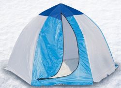 Зимняя трехместная рыболовная палатка Стэк (160x260 см, полуавтомат)