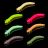 Приманка Soorex King Worm 55мм (1.8г, 7 шт) цвет 208 Mix 2, аромат - Слива