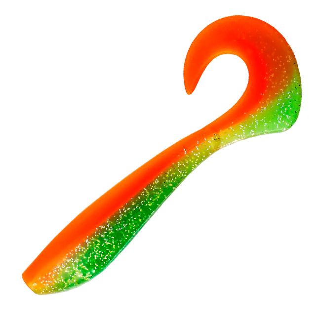 Силиконовая приманка Narval Curly Swimmer (120мм,13г) 023-Carrot