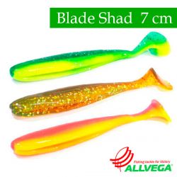 Силиконовые приманки Allvega Blade Shad 7.5cm