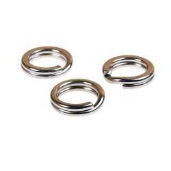 Заводные кольца Akkoi Snap SR02, размер 10#, тест 90 кг, 8 шт.