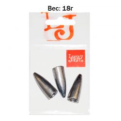 Груза Lucky John Bullet для техасской и каролинской оснасток 3шт. 18г