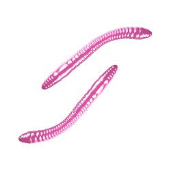 Приманка Libra Lures Fatty D Worm Tournament 55 (018 Pink pearl) (Сыр) (5,5см) 12 шт.