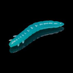 Приманка Soorex King Worm 55мм (1.8г, 7 шт) цвет 212 Голубое свечение, аромат - Персик