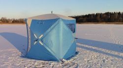Палатка для зимней рыбалки Woodland ICE FISH 4 (Синия)