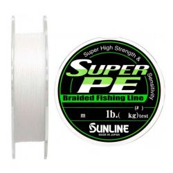 Плетеная леска Sunline Super PE 150m, белый