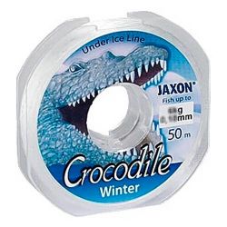 Леска зимняя монофильная Jaxon Crocodile Winter 50m 0,10мм