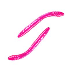 Приманка Libra Lures Fatty D Worm Tournament 55 (019 Hot pink limited edition) (Сыр) (5,5см) 12 шт.
