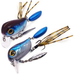 Воблер Kosadaka Micro Tappy 54F 0.0-0.2м (54мм,4.8г) BLU