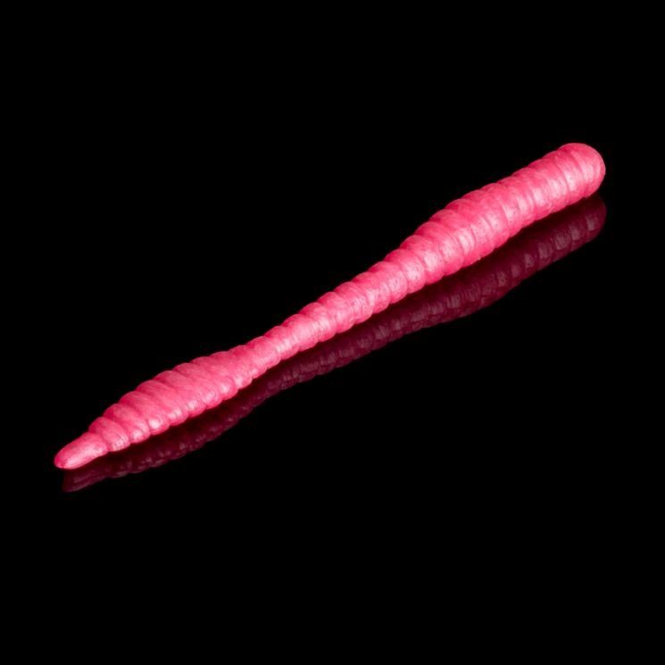 Приманка Soorex Soorex Worm 80мм (1.3г, 6 шт) цвет 404 Барби, аромат - Зеленое яблоко