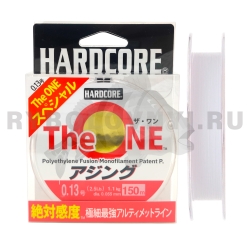 Шнур DUEL Hardcore The ONE 150m 0.13 PE 2.5lb 0.055mm 1.1kg