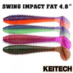 Силиконовые приманки Keitech Swing Impact FAT 4.8″