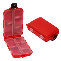 Коробка-раскладушка Kosadaka "Портсигар" TB-S14-R, 8,5x5x2см, красная