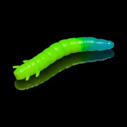 Приманка Soorex King Worm 55мм (1.8г, 7 шт) цвет 216 Шартрез-Голубое свечение, аромат - Персик