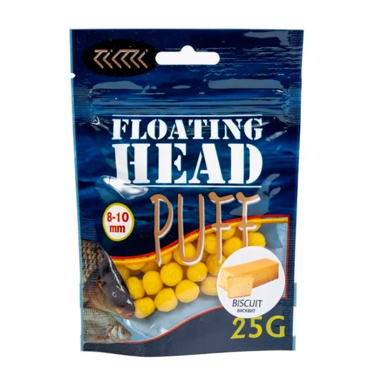 Плавающая насадка Floating Head воздушное тесто Puff 8-10 мм «Бисквит» желтый