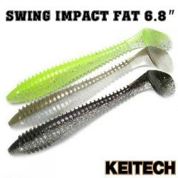 Силиконовые приманки Keitech Swing Impact FAT 6.8″