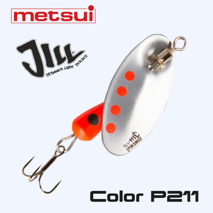 Вращающаяся блесна Metsui JILL 4.6 г, цвет P211