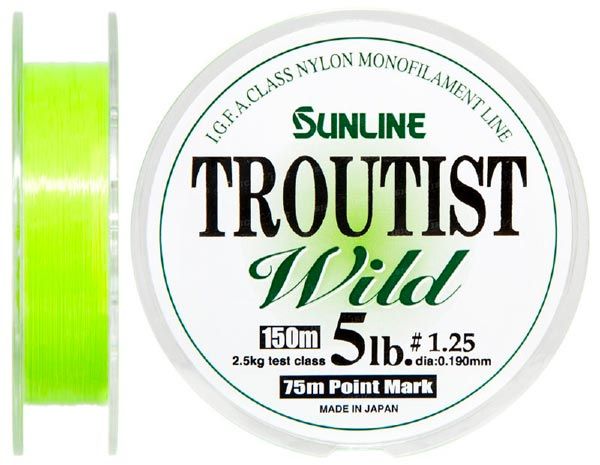 Монофильная леска Sunline Troutist Wild 150m HG