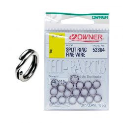 Заводные кольца Owner Split Ring Fine Wire 52804 №00