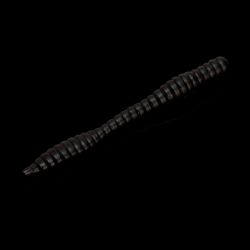 Приманка Soorex Soorex Worm 80мм (1.3г, 6 шт) цвет 102 Черный, аромат - Креветка