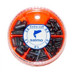 Грузила Salmo Extra Soft малый 5 секц. (0,5-2,0г) 60г Набор 1