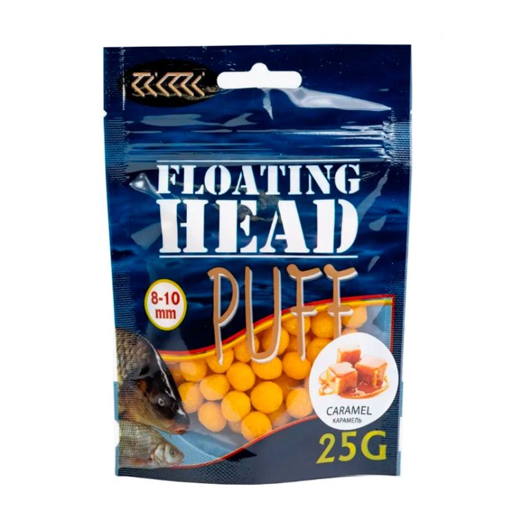 Плавающая насадка Floating Head воздушное тесто Puff 8-10 мм «Карамель» желтый