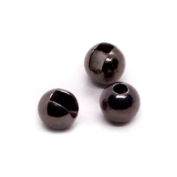 Груз-головка вольфрам бусинка с прорезью Kosadaka 0,35 г (5 шт.) Black Nickel