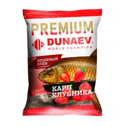 Прикормка Dunaev Premium 1кг (Карп,Сазан,Карась) Клубника