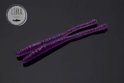 Приманка Libra Lures Dying Worm 70 (020 Purple with glitter) (Сыр) (7см) 15 шт.