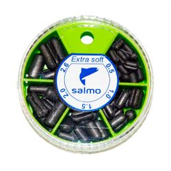 Грузила Salmo Extra Soft малый 5 секц. (0,5-2,6г) 60г Набор 2