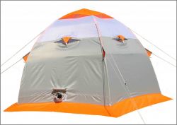 Палатка для зимней рыбалки Лотос 3 Оранжевая