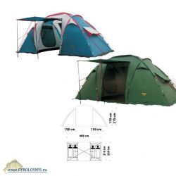 Палатка туристическая 4-х местная Canadian Camper Sana 4 Royal