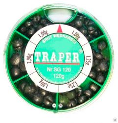 Набор дроби Traper 51116 (крупная 100 гр) 1.0 - 2.9 гр.