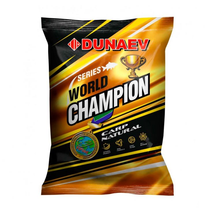 Прикормка "Dunaev World Champion" 1кг Carp Natural