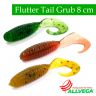 Силиконовые приманки Allvega Flutter Tail Grub 8cm