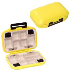 Коробка-раскладушка герметичная Kosadaka TB-S02-Y 10.5x7x3см, жёлтая