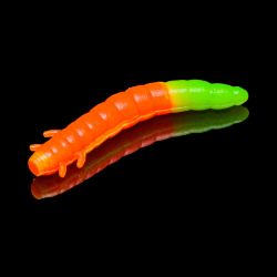 Приманка Soorex King Worm 55мм (1.8г, 7 шт) цвет 307 Оранжевый-Шартрез, аромат - Персик