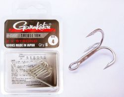 Тройные крючки Gamakatsu Treble 18 N 6 шт.