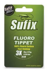 Леска зимняя Sufix Fluoro Tippet Clear 25m