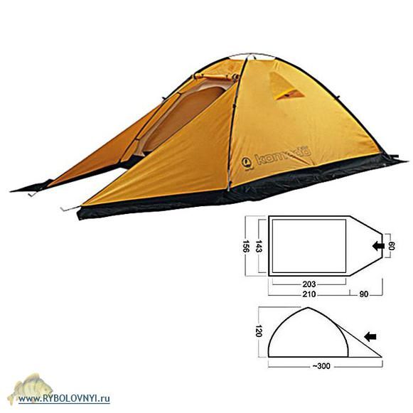 Палатка 2-х местная Marabut Komodo Plus