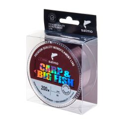 Леска Salmo Diamond Carp & Big Fish Fluoro Coated (0,40мм, 12.3кг) 200м Dark Drown
