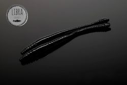Приманка Libra Lures Dying Worm 70 (040 Black) (Сыр) (7см) 15 шт.