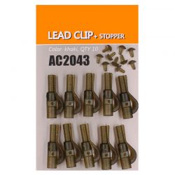 Клипса безопасная Orange AC2043 Lead clip+stopper (10шт)