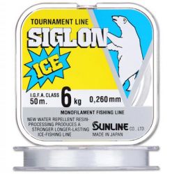 Леска монофильная Sunline Siglon Ice Fishing 50m Clear