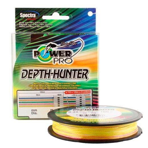 Леска плетёная Power Pro Depth Hunter 150m Multicolor